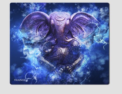 THAINOZ Full Ganesh MousePad Non-Slip Rubber Base Mouse pad for Laptop & Desktop Mousepad(Multicolor)