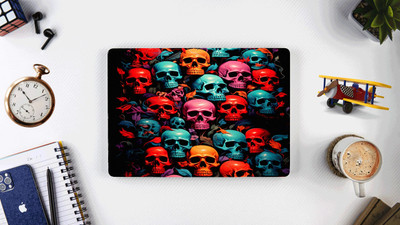 SKINFACTORY MousePad Anti Slip Waterproof And Washable 7.5X9 LaptopPC and Gaming SF1-84 Non Slip Base Mousepad(Multicolor)