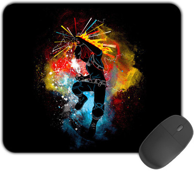 Kirmada Printed Design Mouse Pad Colorful Todaroki Non-Slip My Hero Acadamia Non Slip Base Mousepad(Multicolor)