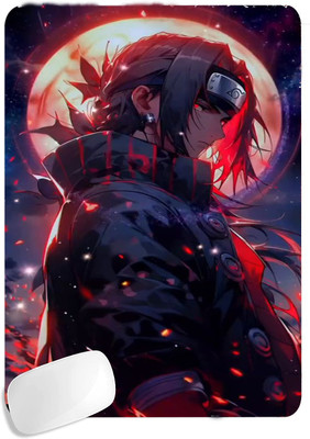 FLEXII itachi with moon Non Slip Base Mousepad(Multicolor)