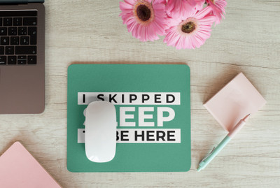 Epic Merch Skipped Sleep Non Slip Base Mousepad(Multicolor)