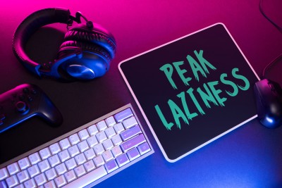 Epic Merch Peak laziness Mousepad(Multicolor)