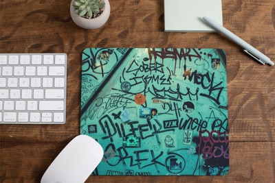 escope WaterProof Paint art Mouse Pad Non-Slip for Computer and Laptop Non Slip Base Mousepad(Multi 2)