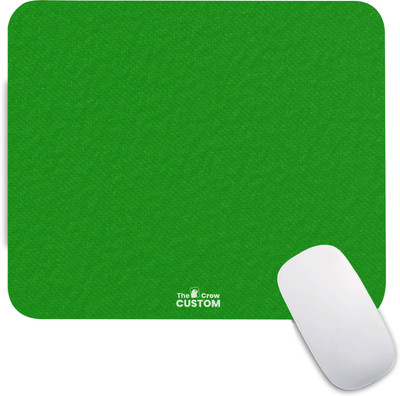 The Custom Crow Gaming Mouse Pad Non-Slip Rubber Base for Computer and Laptop Non Slip Base Mousepad(Flag Green)