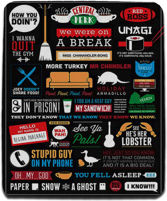 Get Fatang I'Ll Be There For You Non Slip Base Mousepad(Multicolor)