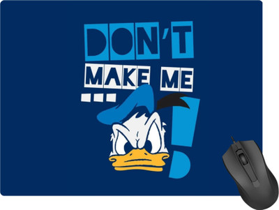 SuperiorFH Gaming Mouse Pad – (9 inch x 7 inch) Donald Duck DON'T MAKE ME (Royal Blue) Non Slip Base Mousepad(Multicolor)