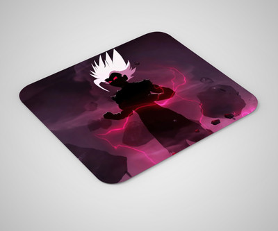 upahaar Mouse Pad for Laptop PC Desktop Gaming Mouse Pads Rubber Base Goku Design Mousepad(Multicolor)