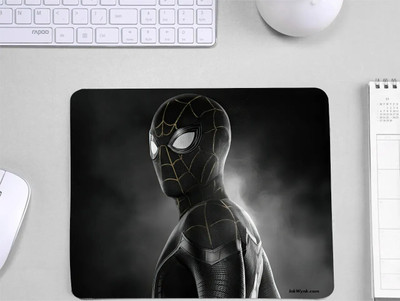 MITTRA Indiacraft Black Panther 1 Non Slip Base Mousepad(Black Spider Man 1)