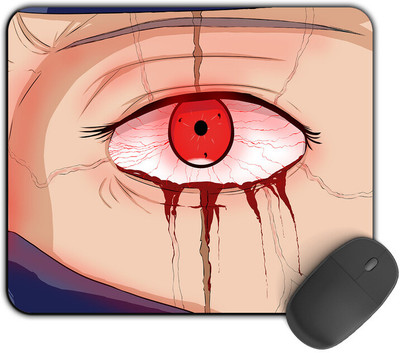 Kirmada Gaming Mouse Pad - Kakashi Eyes (Naruto) Smooth Surface Mousepad(Multicolor)