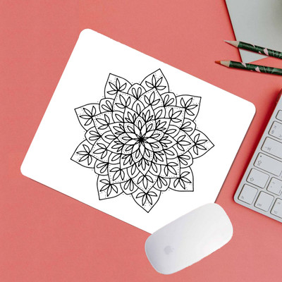 VM SHOPPING MALL Premium Mouse Pad - 7.5x9 in, Non-Slip, Smooth Surface (MP-B-man74) Non Slip Base Mousepad(Black)