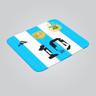 STICK STORE Argentina Messi 10 Football Print Mouse Pad|Laptop, PC | Anti-Slip Rubber Base Non Slip Base Mousepad(Multicolor)