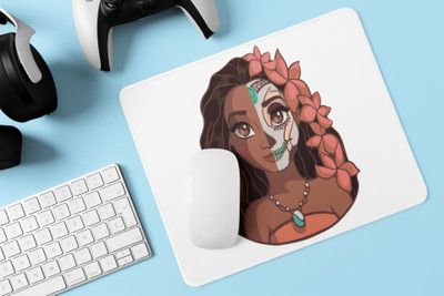 Rushaan Moana- Printed animated Mousepad for animation lovers Mousepad(White)