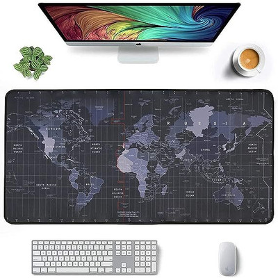BBBIKINI DESK MAT Non Slip Base Mousepad(World Mat)