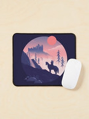 Aaltu Faltu Geralt’s Sunset Ride – Witcher’s Path Mouse Pad Mousepad(Multicolor)