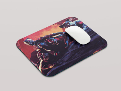 leeon L-MP1-1-239-black-panther-marvel-comics L2 Non Slip Base Mousepad(Multicolor)