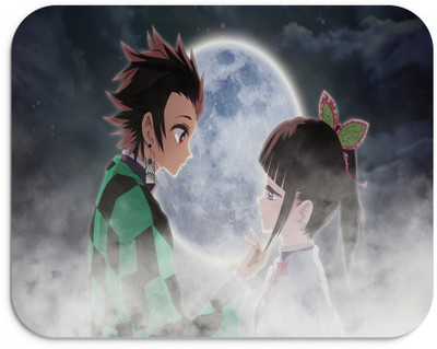 AuthVouge Anime Mouse Pad (9 inch x 7.5 inch) - Demon Slayer Mousepad Non Slip Base Mousepad(Yukiko Soulstriker)