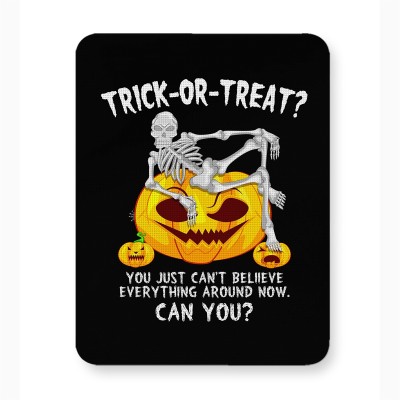 ICARUSBOX Icarus Box Trick Treat halloween pumpkin skull Mouse Pad Anti-Slip Rubber Base Mousepad(Multicolor)