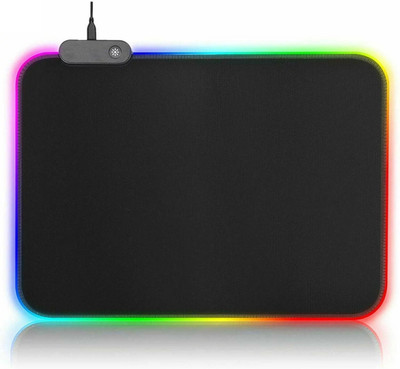 TECH-LOBBY Gaming Rgb Light Mouse Pad Non Slip Base Mousepad(Multicolor)