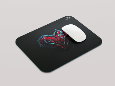 leeon L-MP1-1-255-heart-abstract L2 Non Slip Base Mousepad(Multicolor)