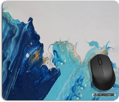 JugaaduStore N&C_1_123 Non Slip Base Mousepad(Blue)