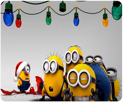 PrintingZone Compatible Print Minion Mouse Pad (8 inch X 7 inch) (MP-139) Mousepad(Black)