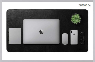 SHREEJI ENTERPRISE Desk Mat Blotter for Laptop Large Extended Mouse Pad for Office & Home 60 X 30Cm Mousepad(Black)
