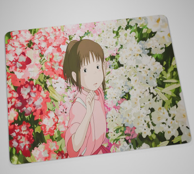 Inkywinky Ghibli Girl Mouse pad Non Slip Base Mousepad(Multicolor)