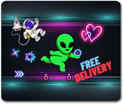 TPS Alien Non Slip Base Mousepad(Black)