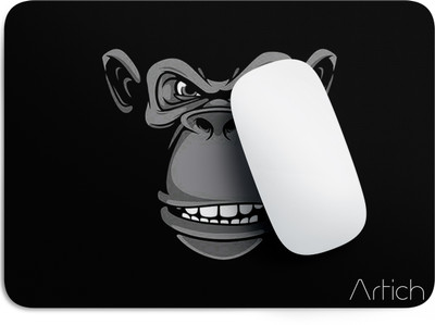 Artich Gaming Cartoon Mouse Pad Non-Slip Rubber Base pad Laptop & Desktop Mousepad Non Slip Base Mousepad(Angry Monkey)