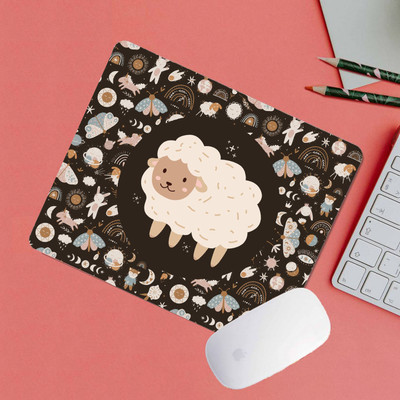 VM SHOPPING MALL Premium Mouse Pad - 7.5x9 in, Non-Slip, Smooth Surface (MP-S-A35) Non Slip Base Mousepad(Black)