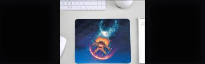 MITTRA Indiacraft Spider Man Animated Mousepad(Astronaut Spider Man)