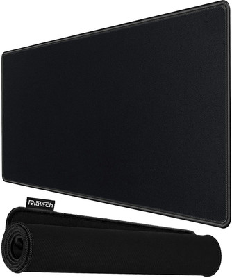 STORITE 3mm Thickness Extra Large Size (900x400mm) Speed Type Extended Gaming Desk Pad, Non Slip Base Mousepad(Black)