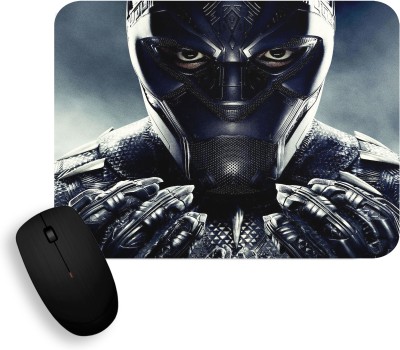 Gift Arcadia Black Panther Printed Non-Slip Rubber Base MousePad for Computer and Laptop Mousepad(Black)