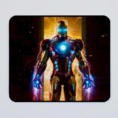 KAIZER Iron Man Themed HD Print Mouse Pad For Laptop/PC Mousepad(Multicolor)