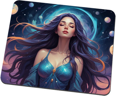 Parlin Gaming Mouse Pad Women Feeling Non Slip Base Mousepad(Multicolor)