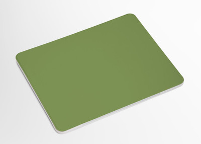 INFINITYLINES 9.5X7.9X0.12 Inch Non Slip Rubber Base Printed Non Slip Base Mousepad(Dark Green)