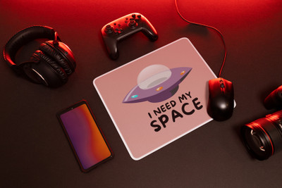 Epic Merch I need space Mousepad(Multicolor)