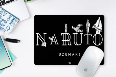 ECFAK Anime Naruto Title Theme Printed Mousepad (23 cm x 18 cm), Mousepad(Multicolor)