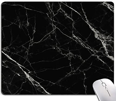 WardrobeChoice black marble Mouse Pad (9.5X7.9X0.3 INCH) Non Slip Base Mousepad(Multicolor)