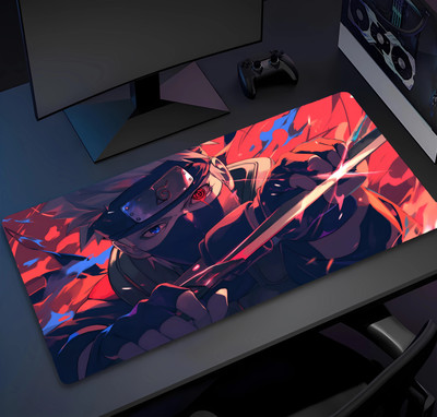Eshaaver Animie Printed kakashi hatake Laptop & Desktop Mat /Desk Pad Non Slip Base Mousepad(Multicolor 16)
