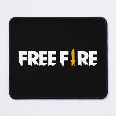 free fire tees ff-logo-mouse-pad Non Slip Base Mousepad(Black)
