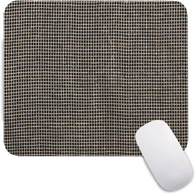 The Custom Crow Abstract Art Textured Mousepad(Black Beige)