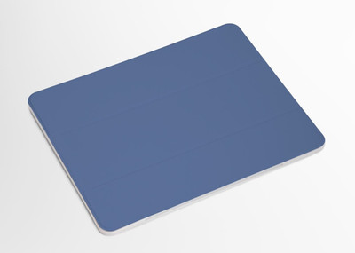TRENDSINLIGHT 9.5X7.9X0.12 Inch Non Slip Rubber Base Printed Non Slip Base Mousepad(Blue)