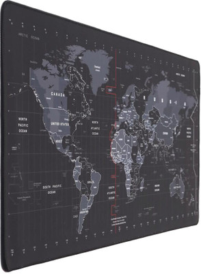 Shg enterprise Gaming Mouse Pad, Large Extended Desk Mouse Pad, Non-Slip Spill-Resistant Non Slip Base Mousepad(Black)