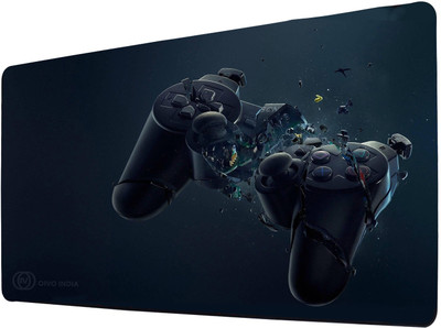 OIVO INDIA Gaming Large Extended Desk Mouse Pad with Special Surface for Gamer/Office/Home Non Slip Base Mousepad(Black)