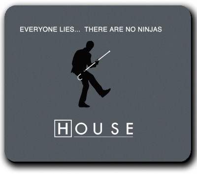 Get Fatang Everyone Lies Mousepad(Grey)