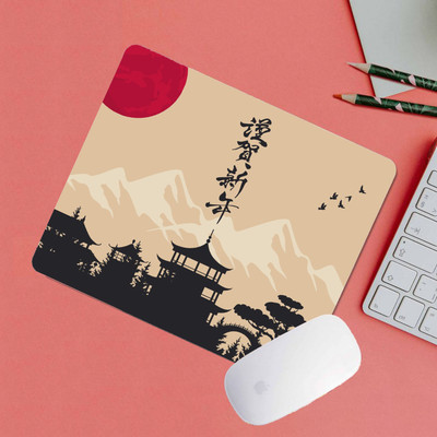 VM SHOPPING MALL Premium Mouse Pad - 7.5x9 in, Non-Slip, Smooth Surface (MP-S-A9) Non Slip Base Mousepad(Black)