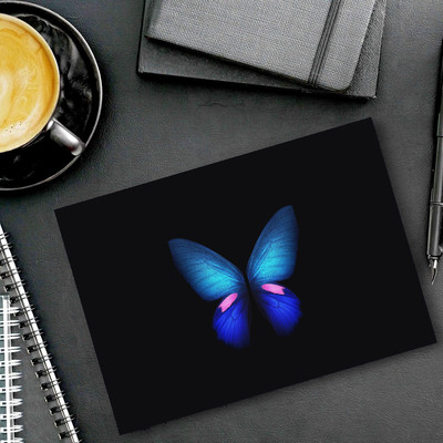 dk printing Blue Eyes Printed Mouse Pad Non Slip Base Mousepad(Black)