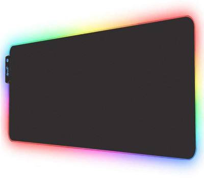 DIVINOUSGEM Large Extended RGB Gaming Mouse LED Gaming Desk Keyboard Pad Mat Mousepad(Black)