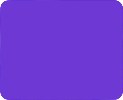 Octec Rubber Smooth Surface Mouse Pad| Desk Mate Mouse Pad| Slip-Free | Waterproof Non Slip Base Mousepad(Purple)